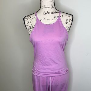 Purple two piece outfit